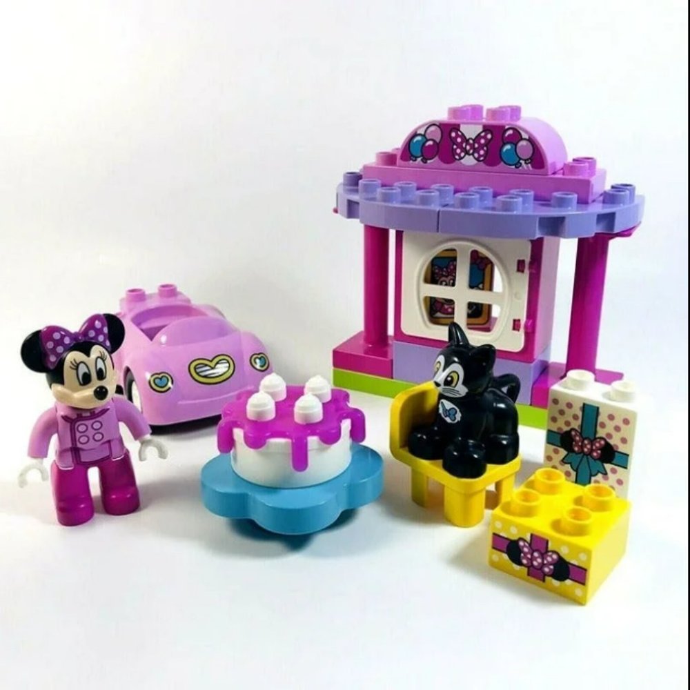 LEGO Duplo Minnie's Birthday Party 10873 Figaro Car Cake Cat